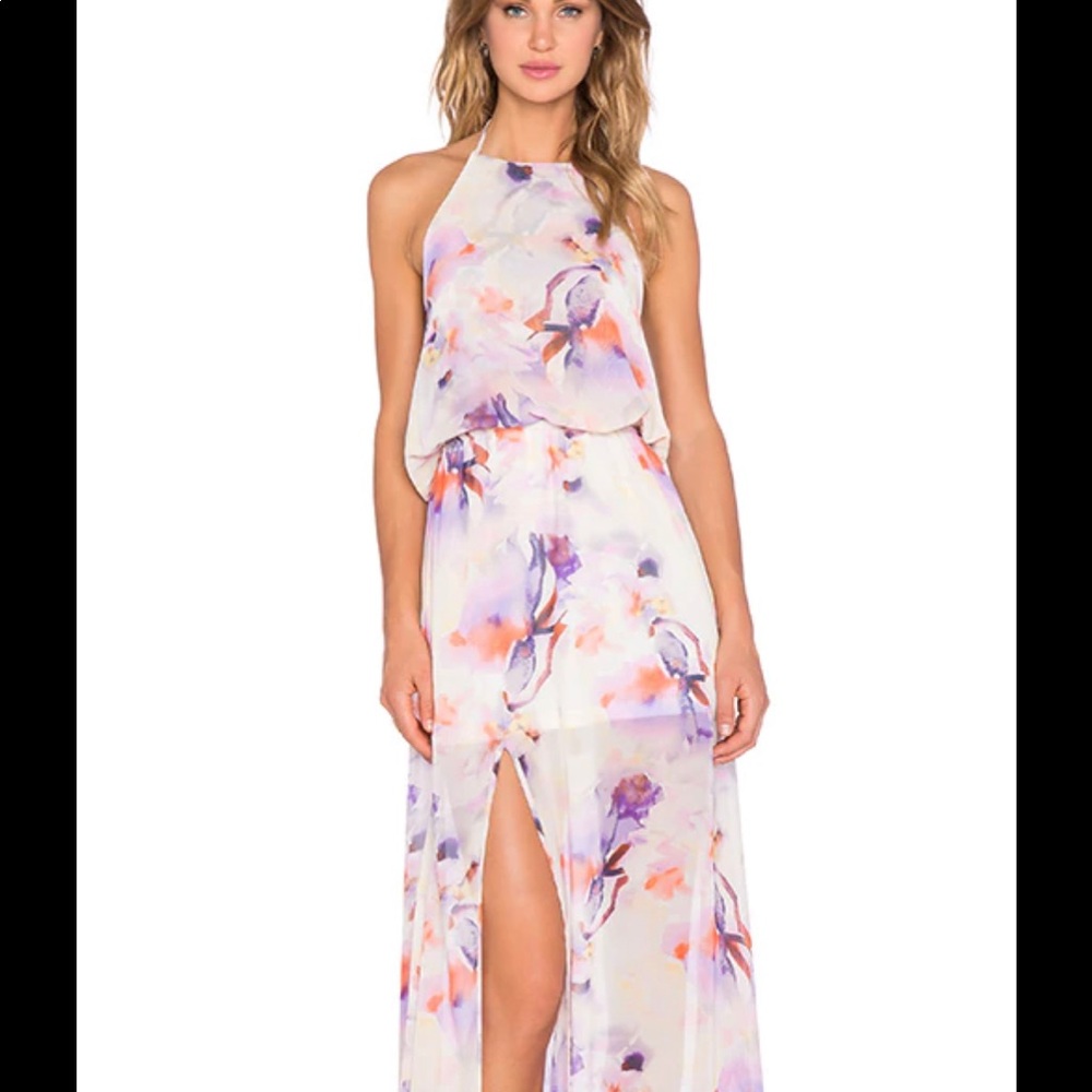 Show me your mumu heather halter maxi